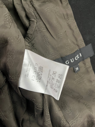 Black Cotton School Jacket With Embroided "G" Logo