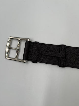 Brown Leather Belt Etriviere 32