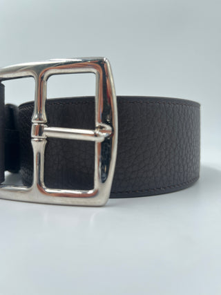 Brown Leather Belt Etriviere 32