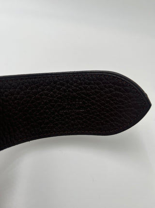 Brown Leather Belt Etriviere 32