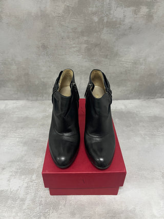 Black Ankle Boots With 90mm Heels