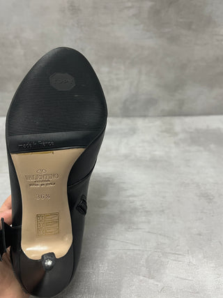 Black Ankle Boots With 90mm Heels