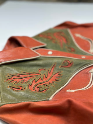 Orange And Green Cowboy Jacket