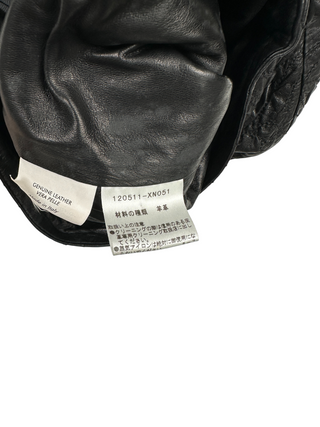 Black Embossed Slim Cut Skirt