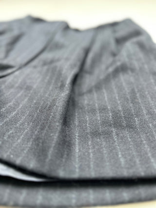 Navy Pin Striped Shorts