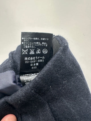 Navy Pin Striped Shorts