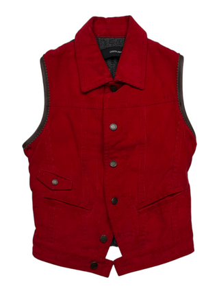Red Corduroy Vest