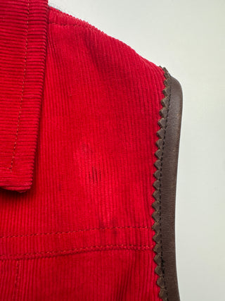 Red Corduroy Vest