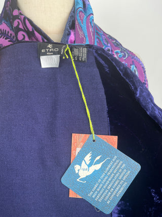 Purple Overall Print Scarf