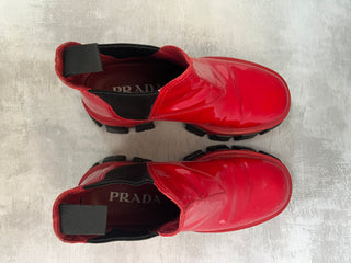 Monolith Patent Leather Ankle Boots