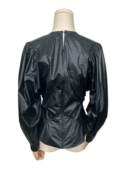 Black Bat Sleeved Top
