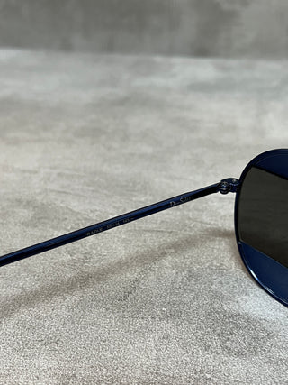 Split 1 Aviator Navy Blue Sunglasses