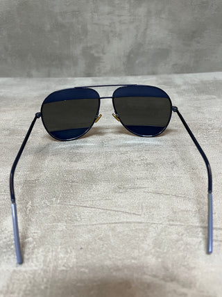 Split 1 Aviator Navy Blue Sunglasses