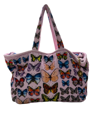 Pink Tower Cloth Beach Bag