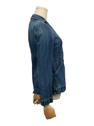 Blue Denim 3-Button Jacket