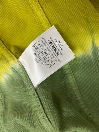 Green And Yellow Tie-Dye Corduroy Jacket