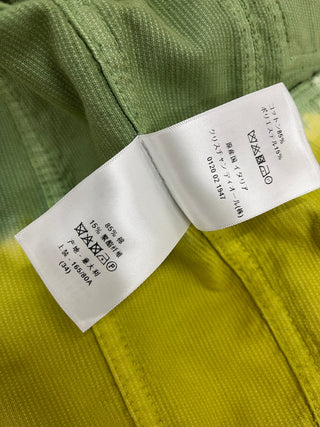 Green And Yellow Tie-Dye Corduroy Jacket