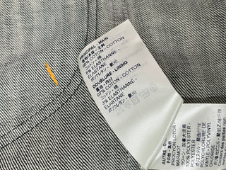 Blue Denim Jacket With Silver Studs Detail And Detachable Fur Collar