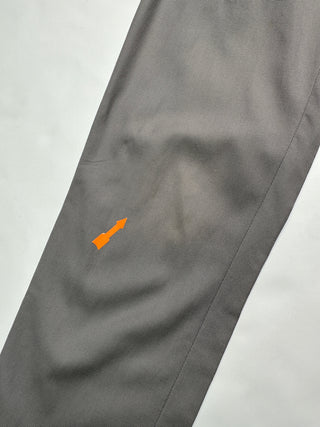 Grey Satin Waistband Pants