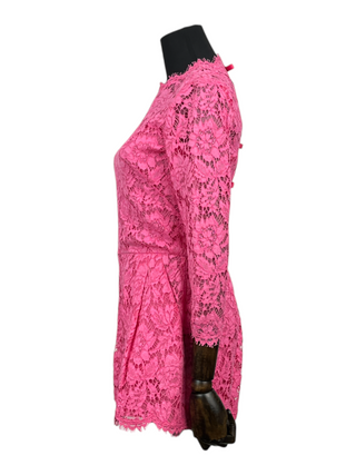 Fuchsia Classic Lace Jumpsuit