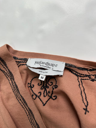 Beige Vest With Decoration Patterns