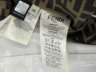 White Synthetic Shirt Jacket