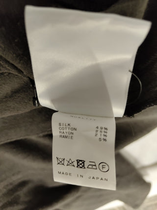 Dark Khaki Long Top With Side Pockets