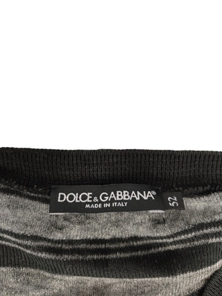 Black And Grey Striped Top