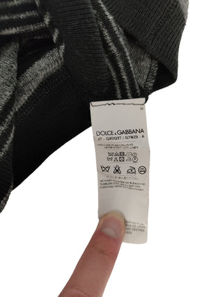 Black And Grey Striped Top