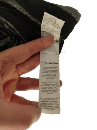 Black And Grey Striped Top