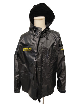 Neighborhood Black Water Resistant Raincoat
