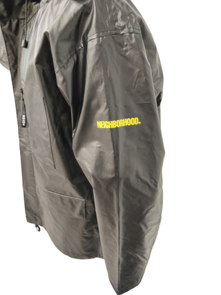 Neighborhood Black Water Resistant Raincoat