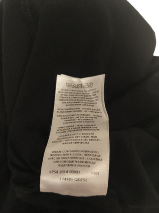 Black T-Shirt With Signature Skull Embroidered Logo In The Front