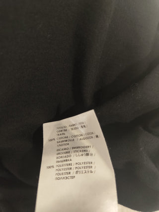 Black T-Shirt With Signature Skull Embroidered Logo In The Front