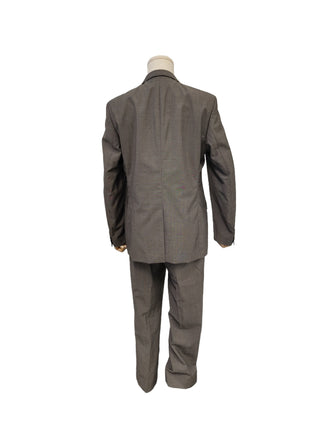 Dark Brown Two-Buttoned Single Breast Suit With Matching Pants
