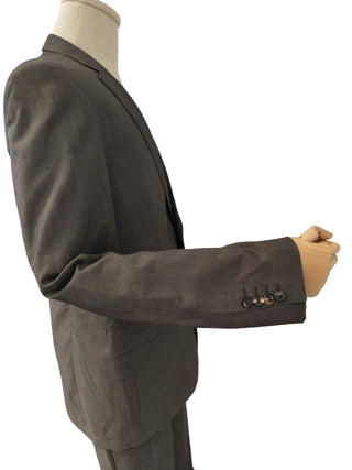 Dark Brown Two-Buttoned Single Breast Suit With Matching Pants