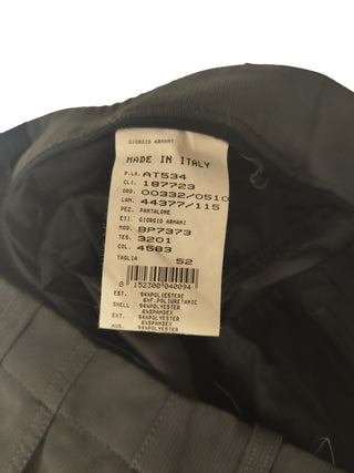 Olive Grey Straight Leg Pants With Belt Loops