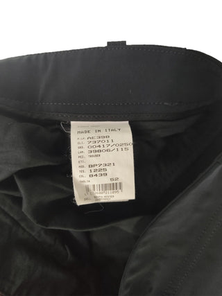 Obsidian Black Straight Leg Pants With Belt Loops