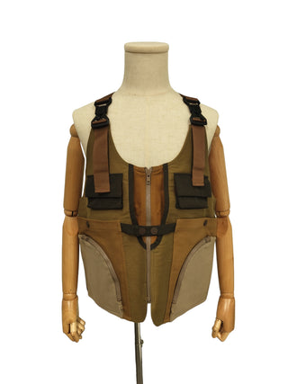 Earth Tone Multipockets Functional Vest