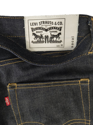 Dark Blue Unwashed Jeans With The Matching Double Flap Denim Belt