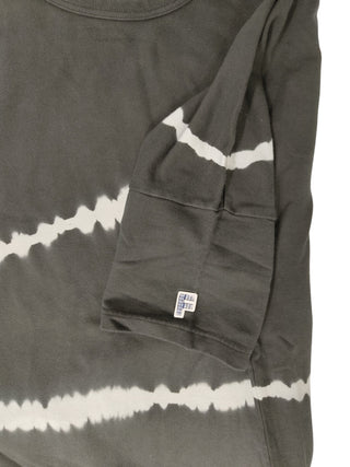 Dark Charcoal Grey T-shirt With Tie Dye Print