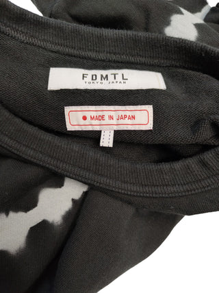 Dark Charcoal Grey T-shirt With Tie Dye Print