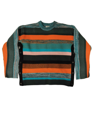 Multicolor Striped Wool Pullover