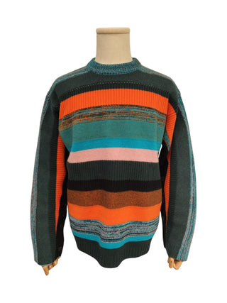 Multicolor Striped Wool Pullover