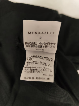 Black Linen Shirt With Mixed Fabric Details