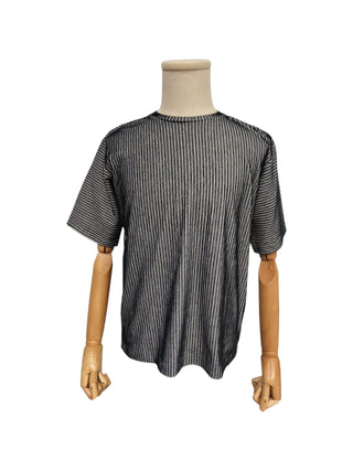 Black And White Striped T-shirt