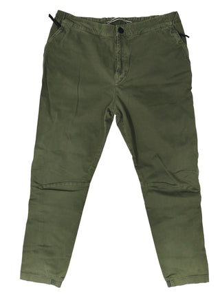 Olive Green Cotton Twill Pants