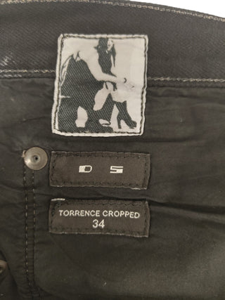 Drkshdw Black Denim Classic Cropped Cut