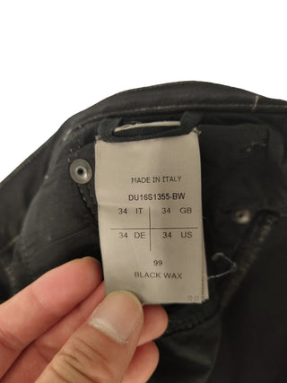 Drkshdw Black Denim Classic Cropped Cut