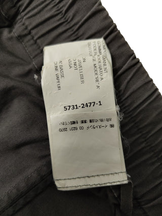 Cotton Drawstring Light Charcoal Pants